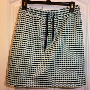 Lady Hagen XXL Blue and Green Geometric Golf Skort